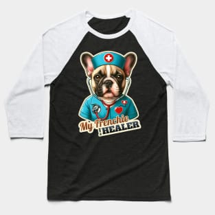 Doctor french bulldog Baseball T-Shirt
